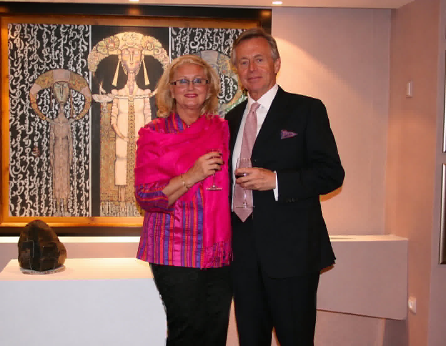 Randolph and Elisabeth Koppa, founders and curators of Mongolian Art Gallery